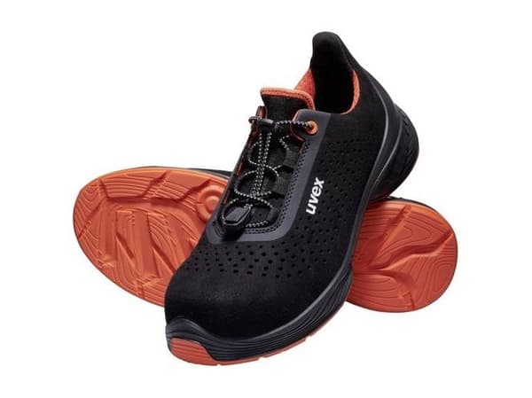 Uvex 68468, Hankjønn, Voksen, Vernesko, Sort, ESD, S1, SRC, Snøring