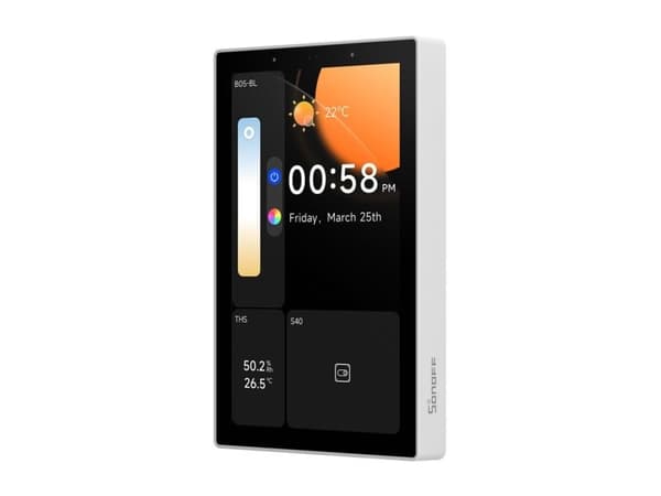 Sonoff NSPanel Pro smart kontrollpanel WiFi/Bluetooth/ZigBee Matter 120 (vit) NSPanel120PW