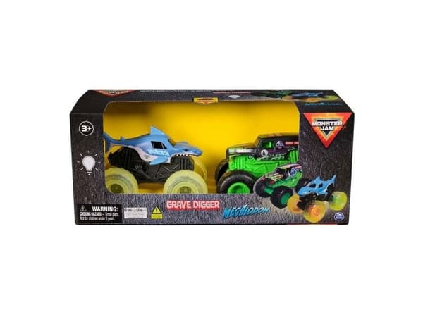 Monster Jam 1:43 Glowing Light 2-pak