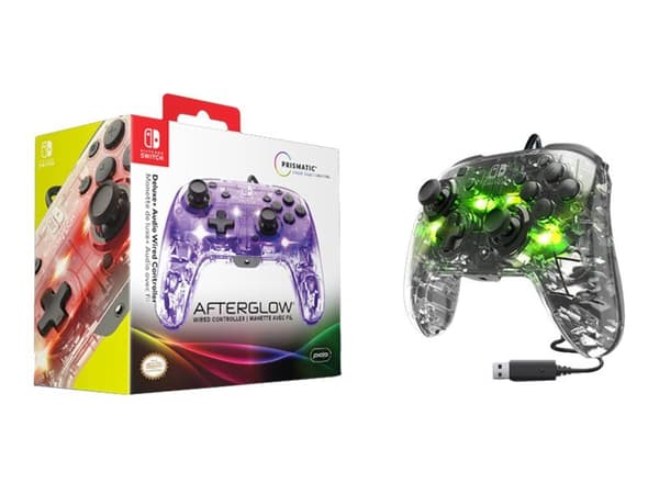 Afterglow Deluxe+ Audio Wired Controller - Håndkonsoll - kablet - for Nintendo Switch