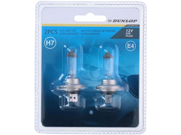Bilbelysning 12V H7 55W 2-pack
