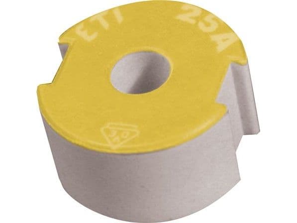 Kiinnitysruuvi DII E27 25A keltainen