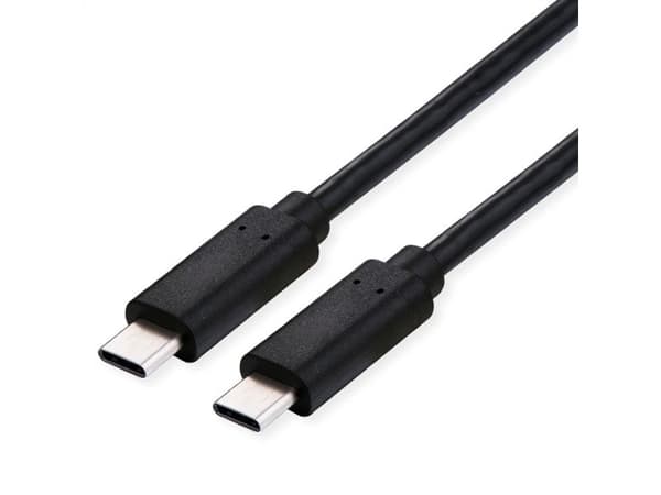 Value 11.99.9082, 1 m, USB C, USB C, USB4 Gen 3x2, Sort