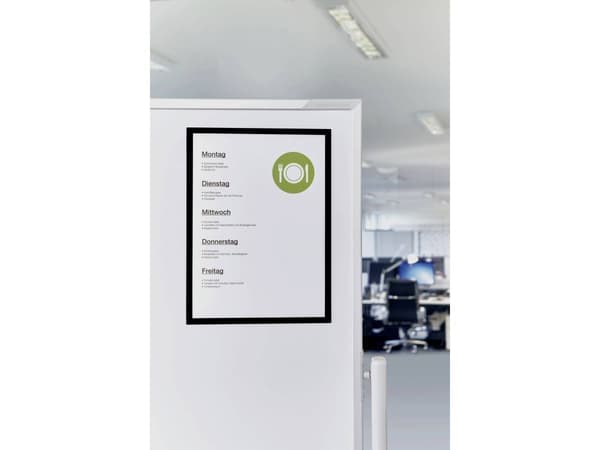 Magnetoplan 1130412 Magnetramme Sort A3