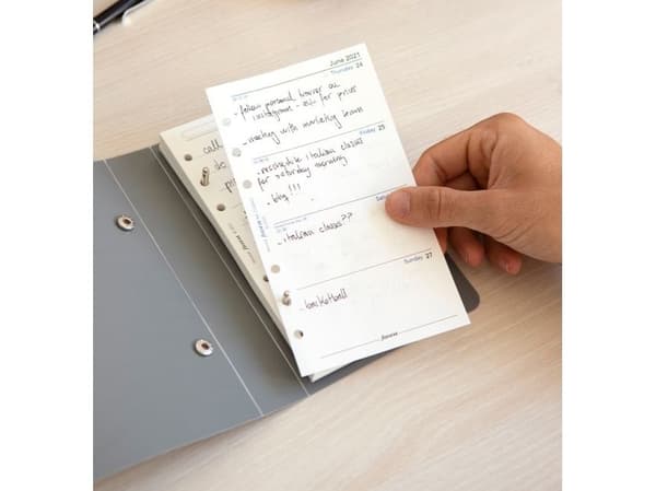 Filfax Personal Arkivmappe Grå