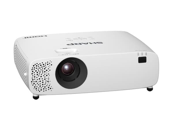 Sharp E501U - 3LCD-projektor - 5000 lumen - WUXGA (1920 x 1200) - 16:10 - 4K - standardlins - LAN - vit