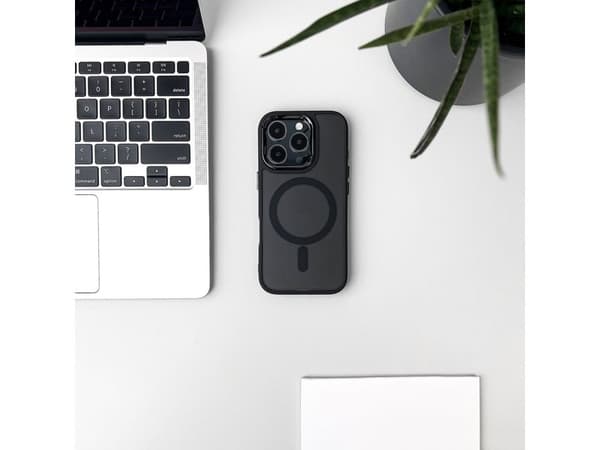 Magnetisk MagSafe iPhone 16 Pro-skydd - sort