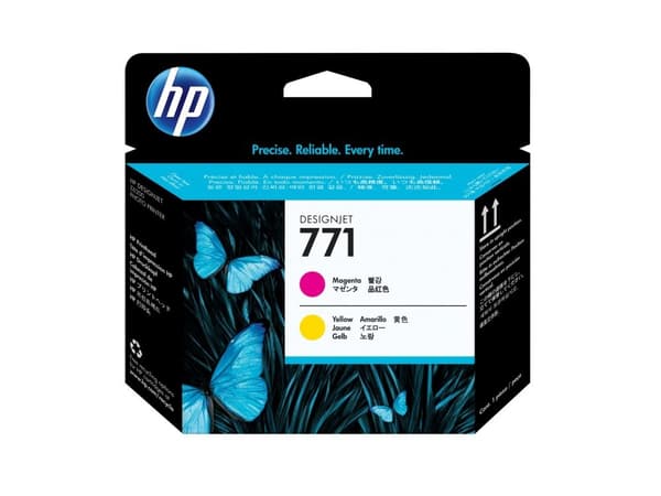 HP 771 - Gul, magenta - skriverhode