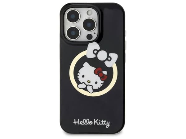Hello Kitty IML Fun bow Magsafe iPhone 16 Pro Max Case - Black