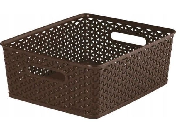 Curver korg M 13L / mörkbrun