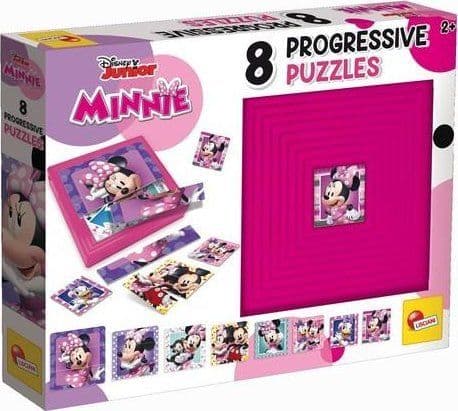 Lisciani PROGRESSIVA Pussel 8 MINNIE
