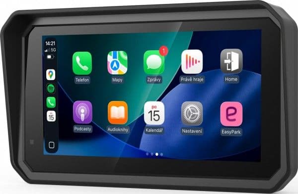 Sencor trådløs skjerm for bil med CarPlay og Android Auto