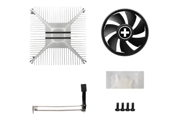Xilence A200 - Processor-køler - (for: Socket 754, AM2, AM2+, AM3, AM4, FM1) - aluminium - 92 mm
