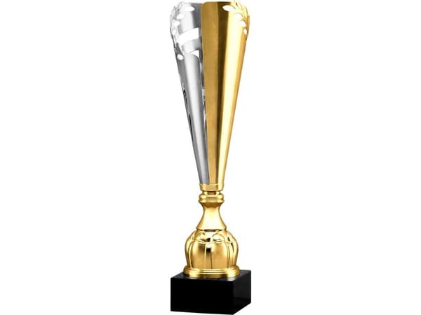Tryumf metallpokal guld-silver 4128A
