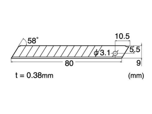 NT Cutter model A-300 9mm med Grip & Auto-Lock
