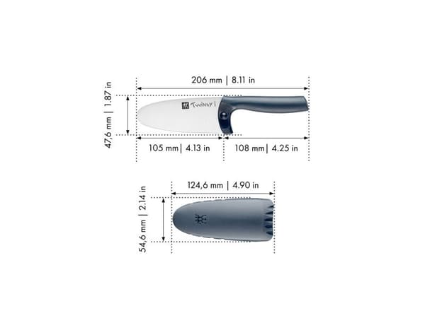 ZWILLING Twinny Barnkniv, bladlängd 10,5 cm Blå