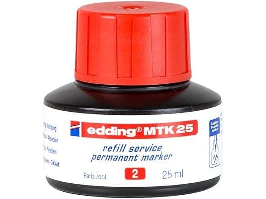 Edding permanent marker refillbläck e-MTK 25 EDDING, röd