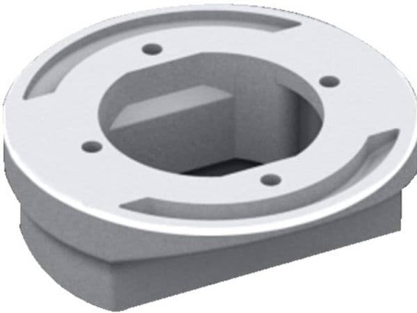 Rittal CP 6212.500, Aluminium, Grå