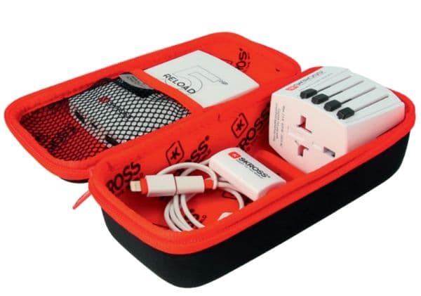 Skross Power Case, Sort, Rød
