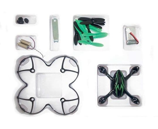 Value Pack for H107 camera Black w.green strip