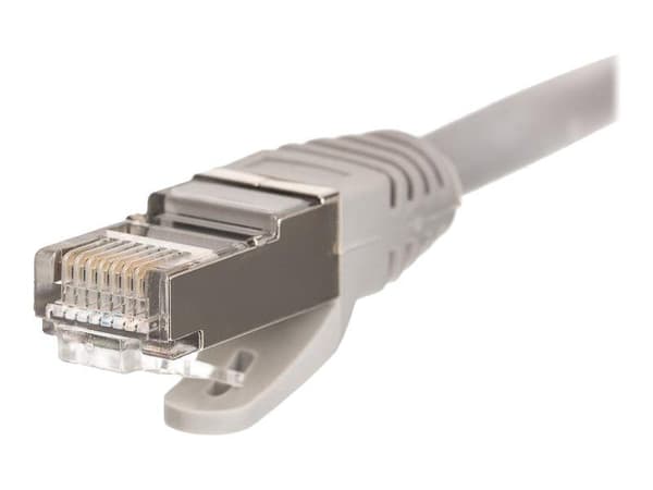 Netrack - Patchkabel - RJ-45 (han) til RJ-45 (han) - 5 m - FTP - CAT 6 - booted, knastfri - grå