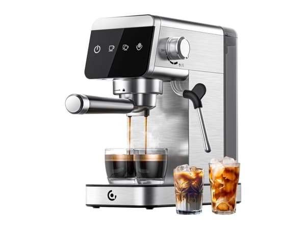 Kaffemaskin AMZCHEF CE-AZ-EM1501-SV Piston (silver)
