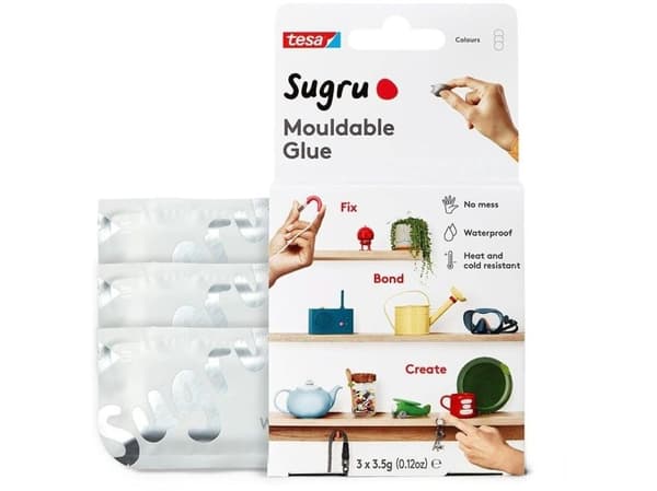 tesa Sugru universal lim 3 stk hvit