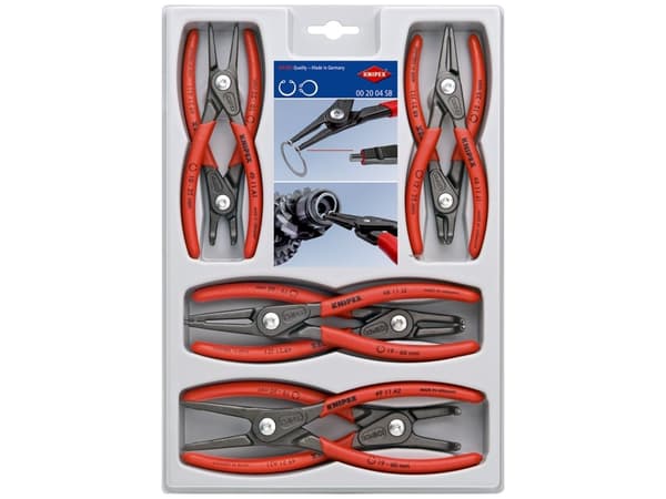 KNIPEX præcisions-låseringstang-sæt, 8 låseringstænger