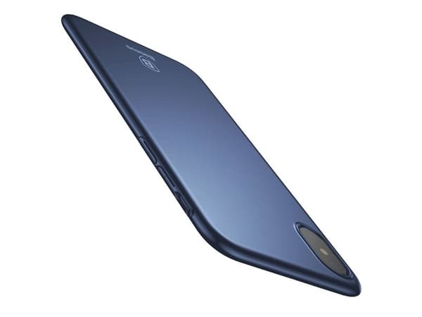Baseus Etui iPhone X Baseus Thin Case erittäin ohut kotelo punainen