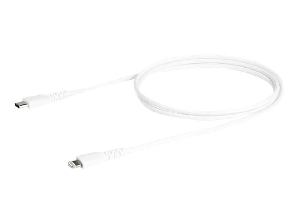 StarTech.com RUSBCLTMM1MW, 1 m, USB C, Lightning, Valkoinen, Uros, Uros