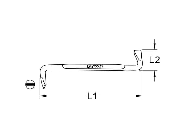 KS Tools 151.2678, 175 mm
