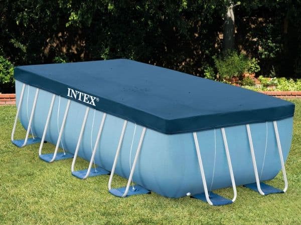 Intex 28037, Poolöverdrag, Ovanmarkspool, Rektangulär, Blå, PVC, Polyeten, 2000 mm