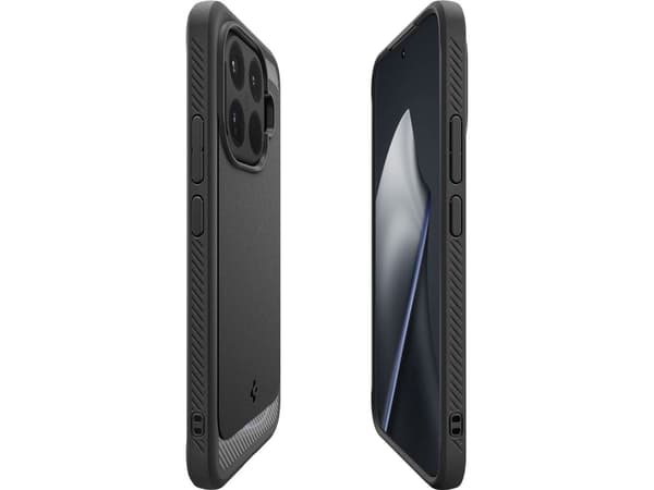 Spigen Rugged Armor, deksel, Xiaomi, 15T Pro, 17,4 cm (6,83"), Sort