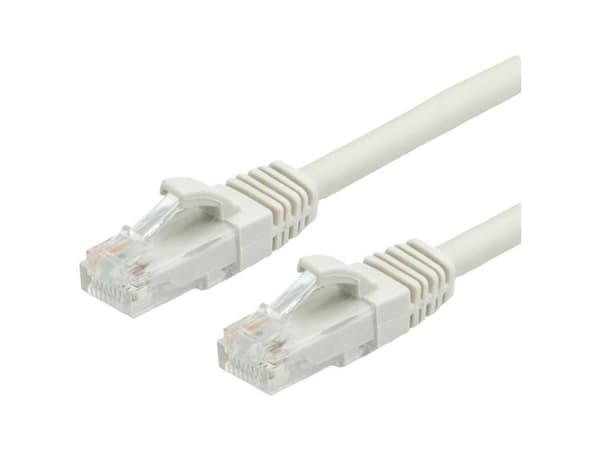 VALUE UTP Patch Cord Cat.6a, grey 0.5 m, U/UTP (UTP), Harmaa