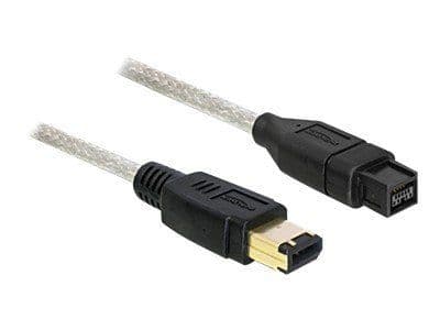 DeLOCK - IEEE 1394 kaapeli - FireWire 800 (han) til 6-PIN FireWire (han) - 3 m