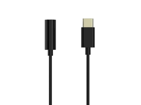 Sinox Mibility, USB C, Mini Jack 3.5 mm, 0,1 m, musta