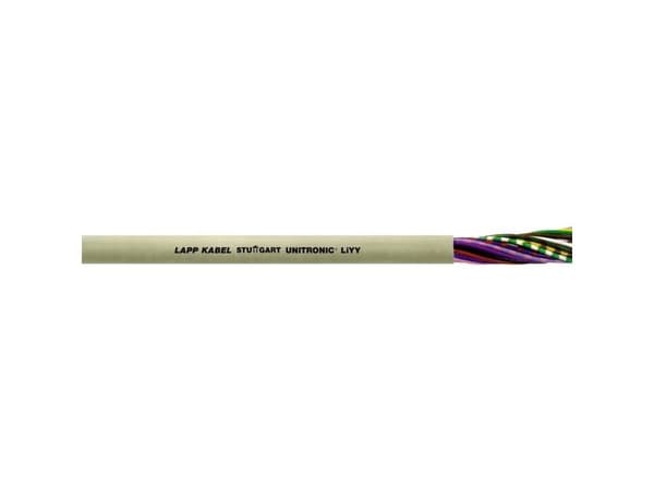 LAPP 28302-100 Datakaapeli UNITRONIC® LiYY 2 x 0,25 mm² Grå 100 m