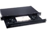 Alantec FOP-1U-24SCS-C, Sort, Rackmontering, 1U, Boks