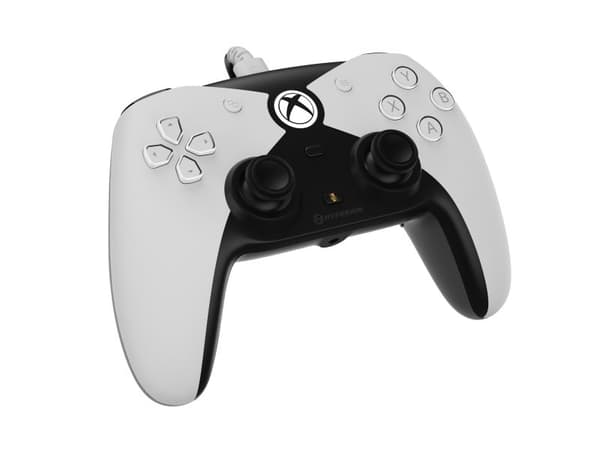 Hyperkin The Competitor - Spelkontroll - kabelansluten - vit - för Microsoft Xbox Series S, Microsoft Xbox Series X, Microsoft Xbox One, PC