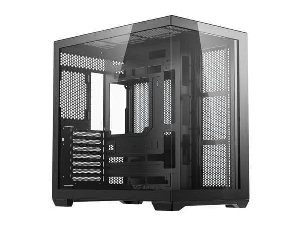 Darkflash C280 kabinett, svart + 7 vifter