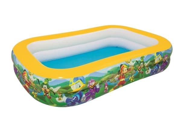 Bestway 91008, Oppblåsbart basseng, 778 l, Rektangulær, 3 år, Mickey Mouse, Vinyl