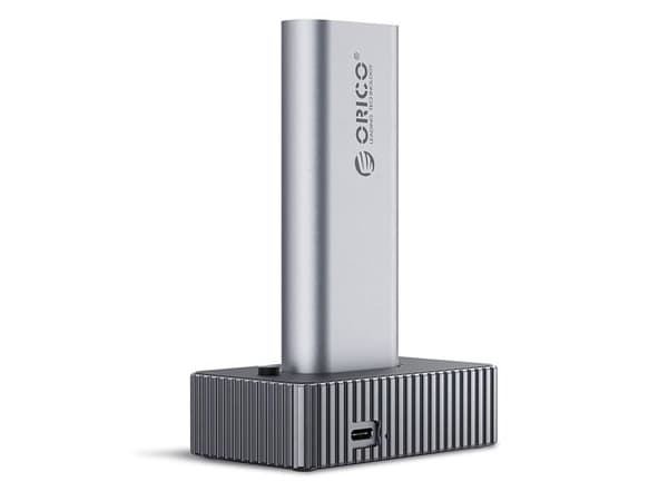 M.2 NVME Drive Docking Station - Grå