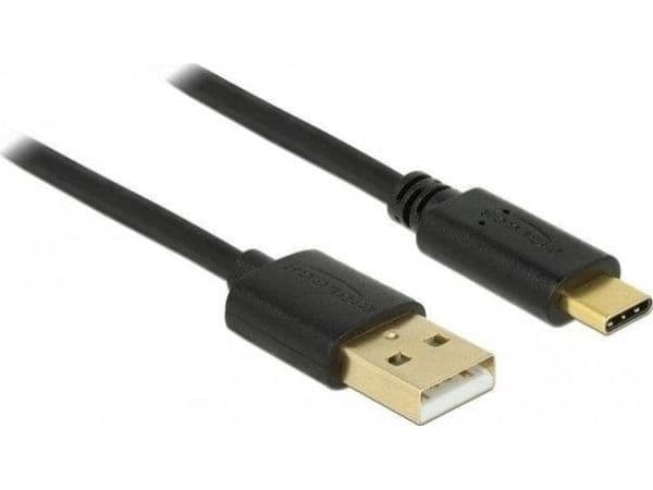DeLOCK - USB-kaapeli - USB (han) til USB-C (han) - USB 2.0 - 3 A - 4 m - lajittelu