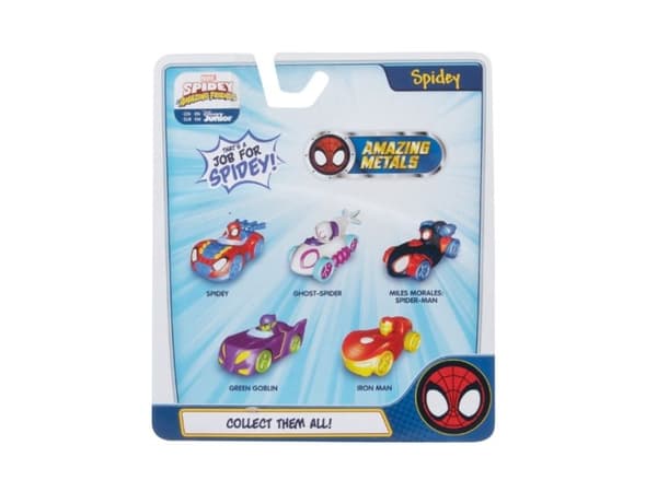 SPIDEY AMAZING METALS CAR ASS - assorted