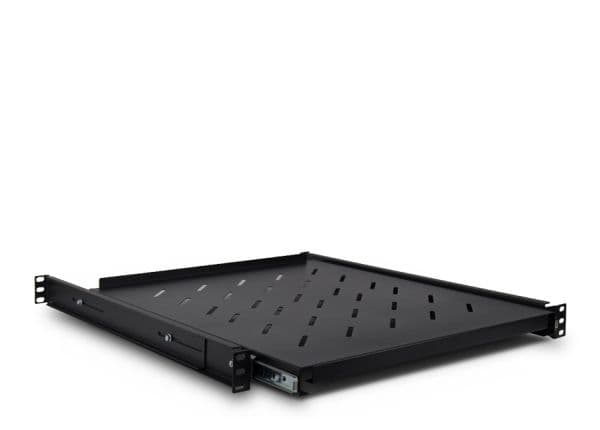 Inter-Tech SWAS-550/800 - Rackgulvpanel - svart, RAL 9005 - 1U - 19"