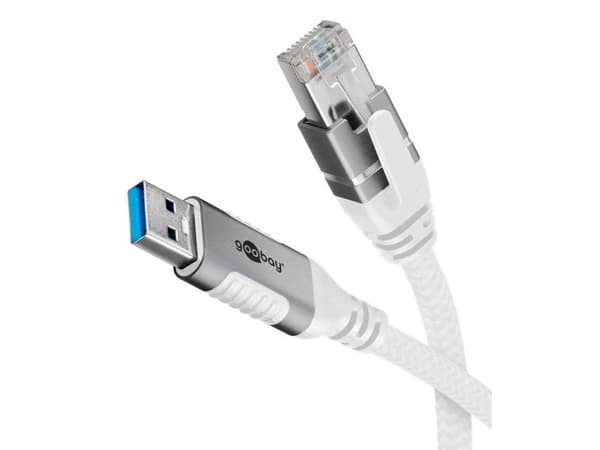 Ethernet-kabel USB-A 3.0 til RJ45, 1,5 m