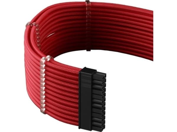 CableMod PRO Series ModMesh C-Series RMi & RMx Cable Kit - Strømkabelsett - formstøpt - rød