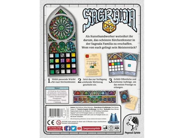 Sagrada, Brettspiel