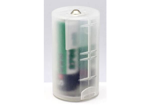 Soshine 2x Mignon til Mono batteriadapter SBC010 passer til D-batterier