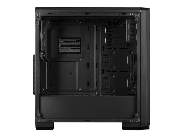 MODECOM OBERON Pro Glass - Torni - ATX - sivupaneeli ikkunalla - Ei virtalähdettä - musta - USB/Audio